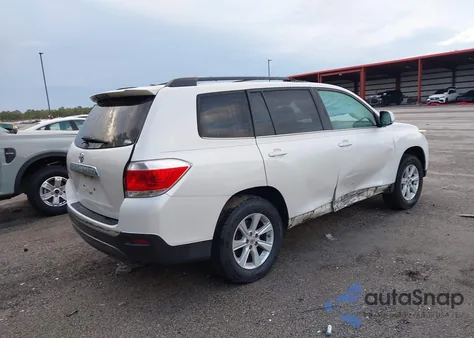 2012 Toyota Highlander Se V6 from USA, damaged, VIN 5TDZK3EH2CS080663